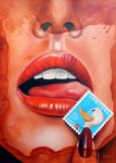 Michael Loeb "Special delivery", 50 x 70 cm, 2018, Oil on Canvas