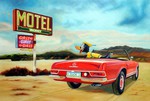 Michael Loeb "Driven by instinct", 50 x 70 cm, 2018, Oil on Canvas