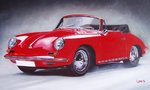 Michael Loeb "Porsche 356 " 80 x 120 cm, Oil on Canvas