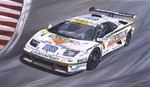 Michael Loeb "Lamborghini Diablo-Cup", 60 x 100 cm , Oil on Canvas