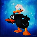 Michael Loeb "Hidden Identity" 29 x 29 cm, 2023, Oil on Canvas