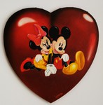 Michael Loeb "Big heart love", 30 x 30 cm, 2023, Oil on Canvas