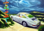 Michael Loeb "Somewhere in nowhere", 50 x 70 cm, 2018, Oil on Canvas