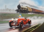 Michael Loeb "Fast and furious", 50 x 70 cm, 2017, Oil on Canvas