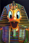 Michael Loeb "Tutanchduck", 60 x 90 cm, 2016, Oil on Canvas