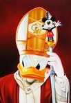 Michael Loeb "I believe in Disney", 70 x 100 cm, 2015, Oil on Canvas