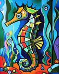 Michael Loeb "Octopus", 40 x 50 cm, 2026, Oil on Canvas