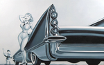 Michael Loeb "Beyond Duckberg", 50 x 80 cm, 2014, Oil on Canvas