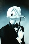 Michael Loeb "James Duck 2", 50 x 80 cm, 2013, Oil on Canvas