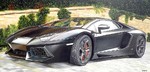 Michael Loeb "Lamborghini Aventador LP 700, Oil on Canvas
