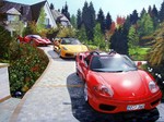 Michael Loeb "Villa & Ferrari" 140 x 200 cm, Oil on Canvas