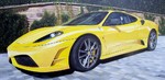 Michael Loeb "Ferrari F430 Scuderia F1" 100 x 200 cm, Oil on Canvas