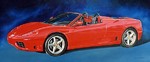 Michael Loeb "Ferrari F 360 Spider", 70 x 160 cm, Oil on Canvas