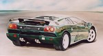 Michael Loeb "Lamborghini Diablo", 70 x 120 cm, Oil on Canvas